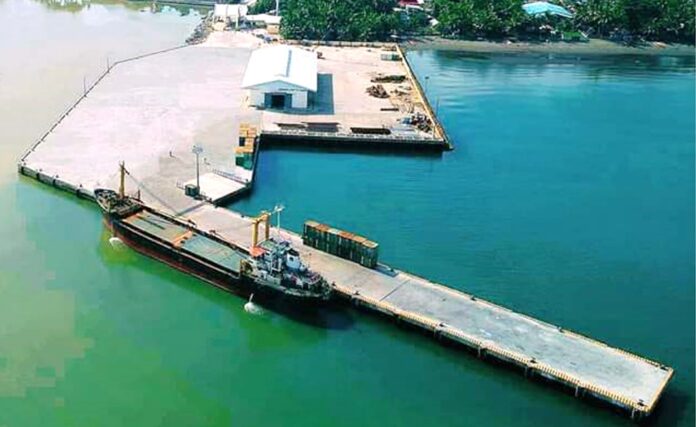 Masao port in Agusan del Norte