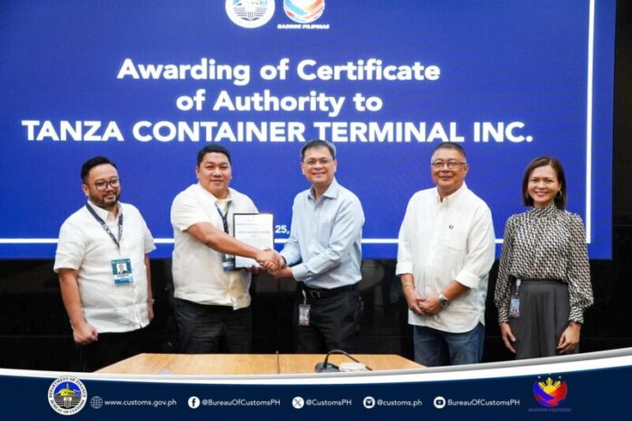 BOC grants Tanza Container Terminal license to operate as CY operator