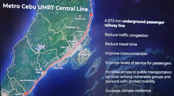DOTr proposes 67.5km Cebu subway