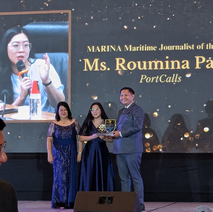 MARINA honors PortCalls reporter with Maritime Journalist of the Year  Award